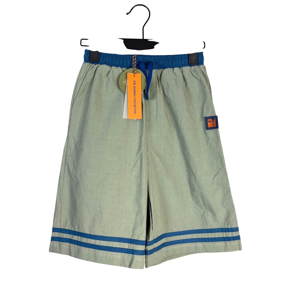 The Sunday Collective Shorts Boys 10-11 Lily Pad Board Drawstring Cotton NWT